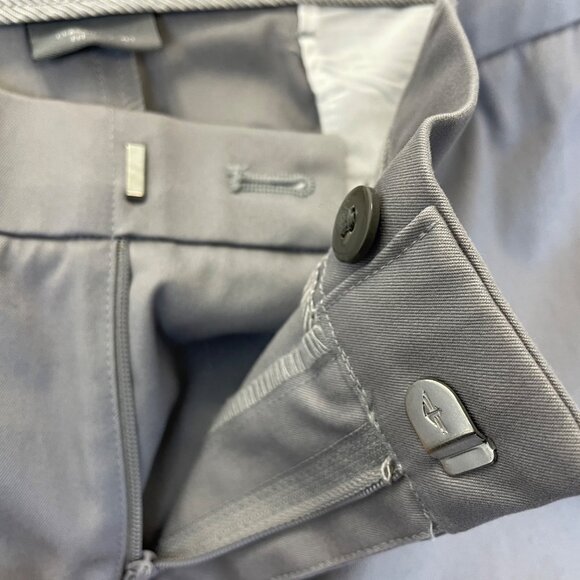 Dockers Mens Gray Cotton Blend Iron Free Straight Fit Khaki Pants Sz 36x29 - New - Picture 5 of 12